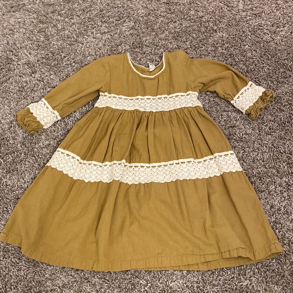 Boho style little girls dress